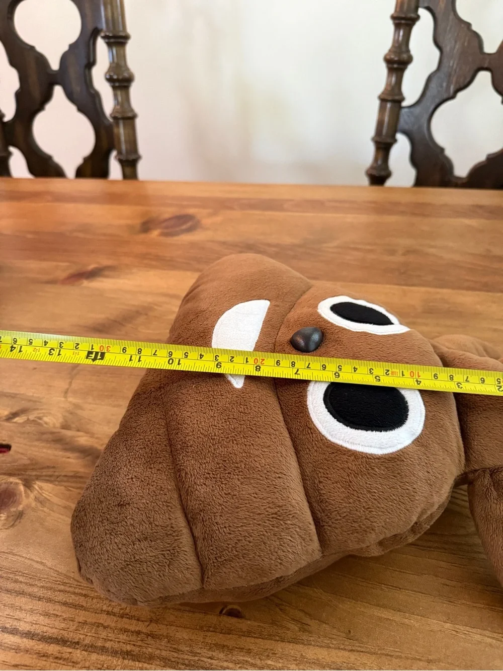 Poop Emoji Plush Pillow - Brown Smiley